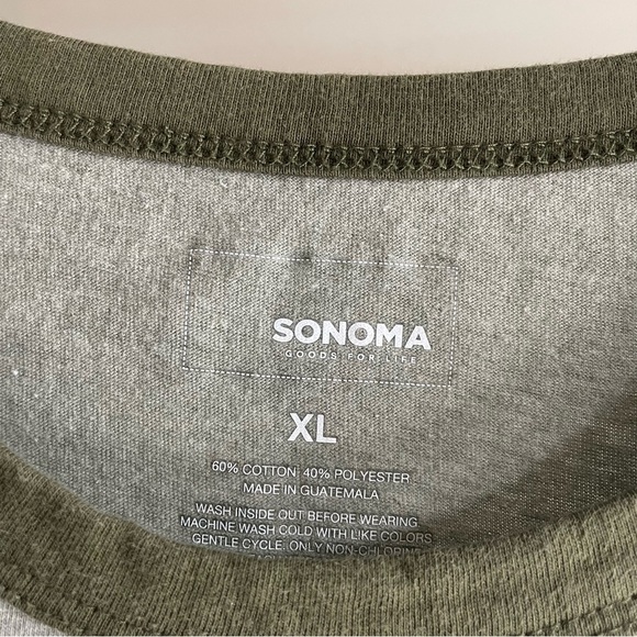 Women’s Green Sonoma XL Graphic Tee with Mountain Design - Picture 3 of 3